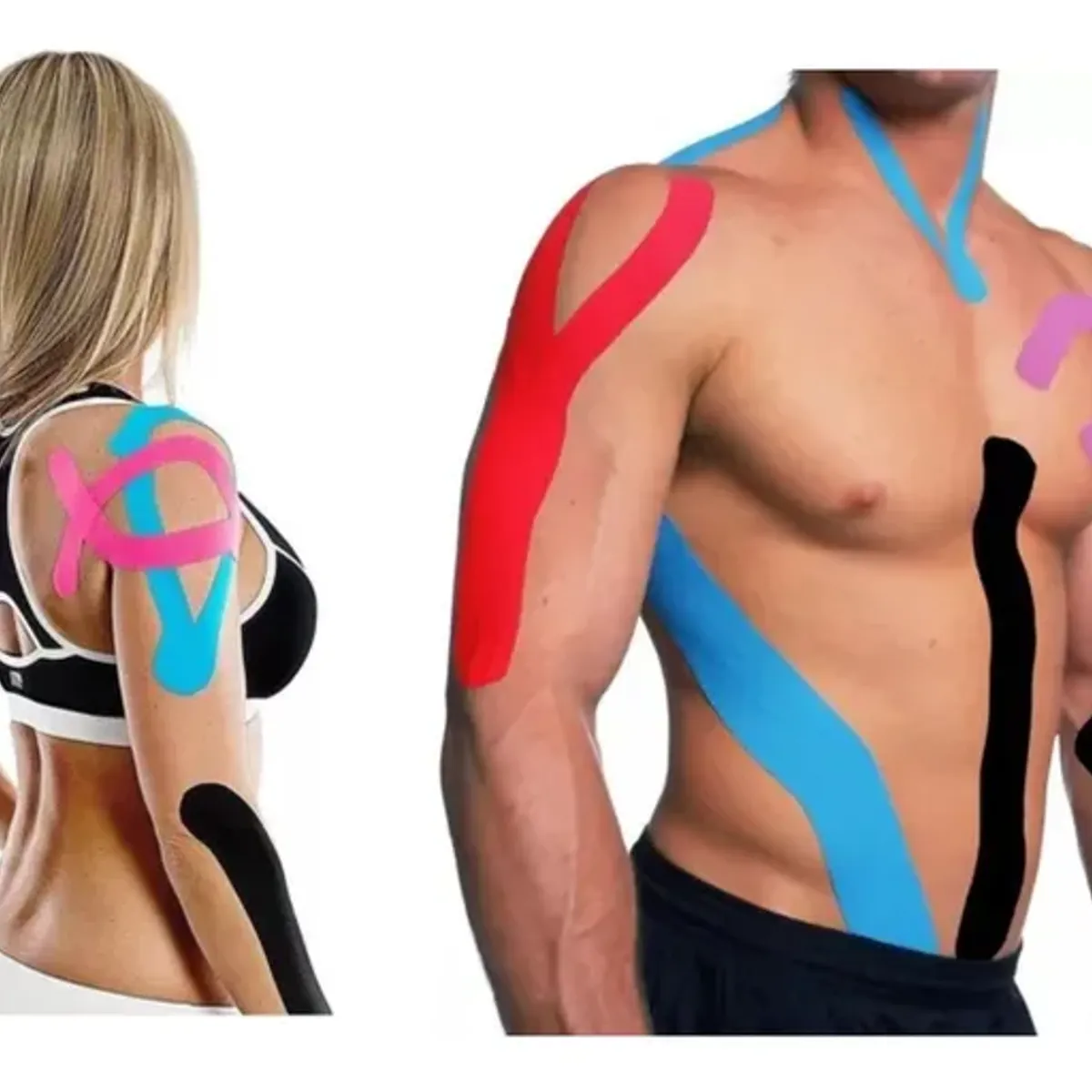 GENERICO - Rollo De Cinta Kinesiologica Neuromuscular Kinesiotape Color Colores