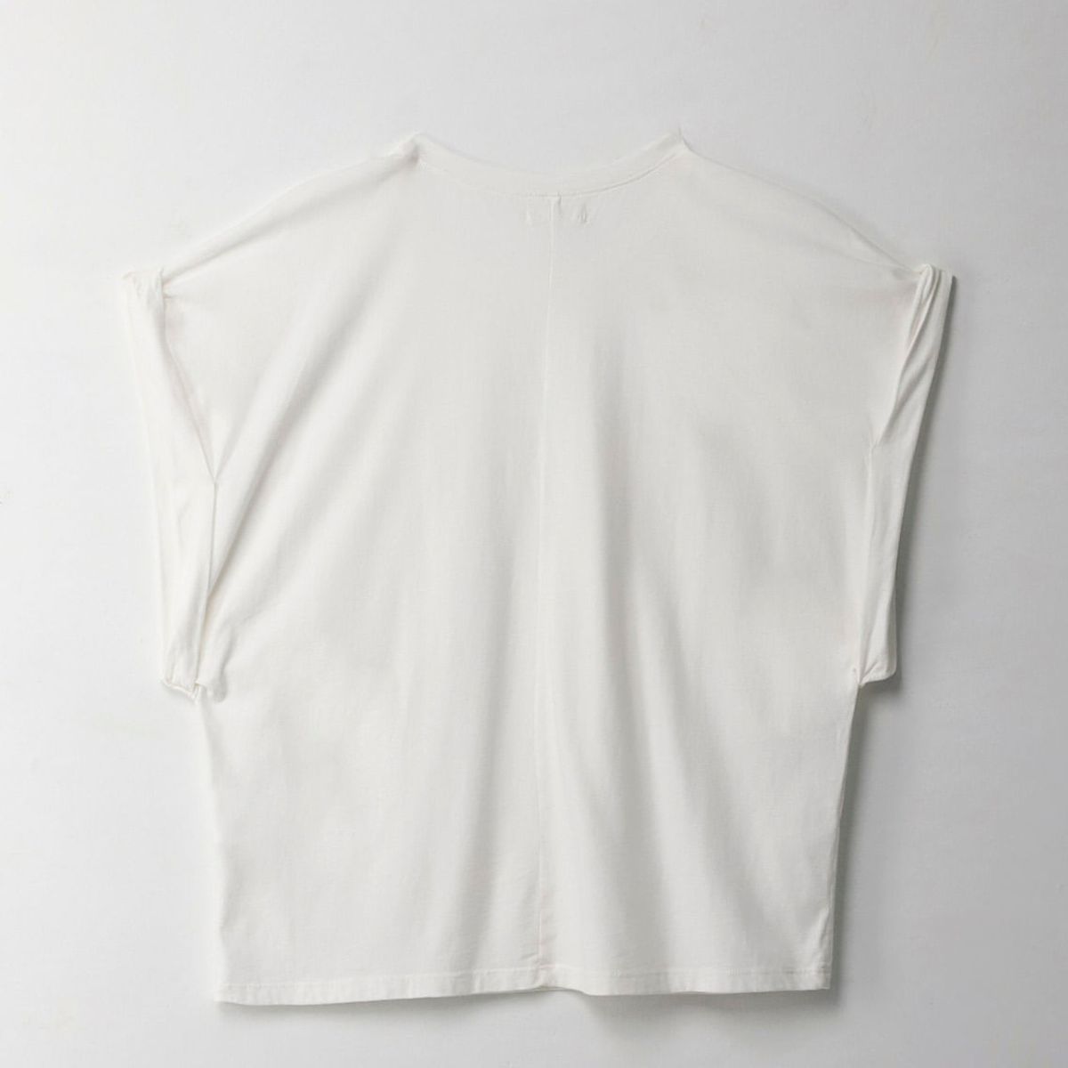 TOPMARK - Camiseta manga sisa con bolsillo crudo para mujer