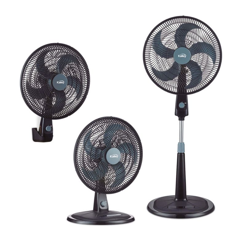 KALLEY - Ventilador Kalley 3 en 1 Negro K-V31N02