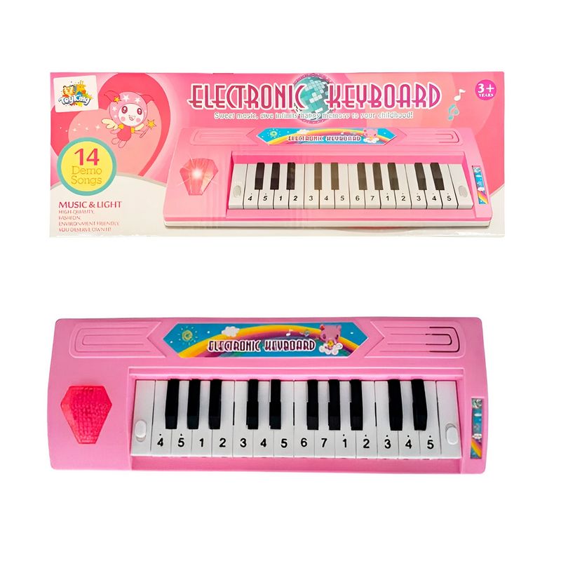 GENERICO - Piano Organeta Musical Bebes Niñas Juguete + Baterias