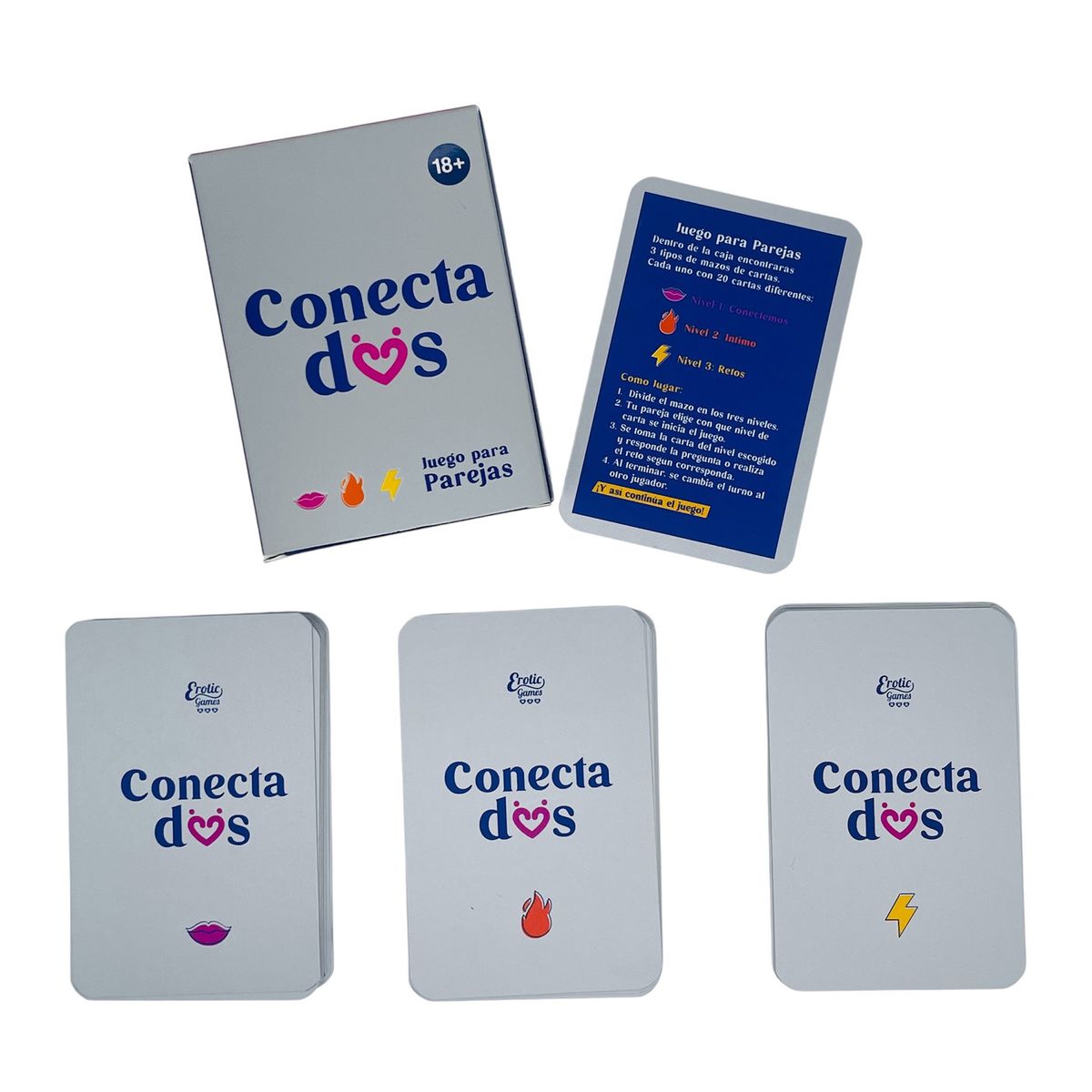 GENERICO - Juego de cartas para pareja CONECTADOS