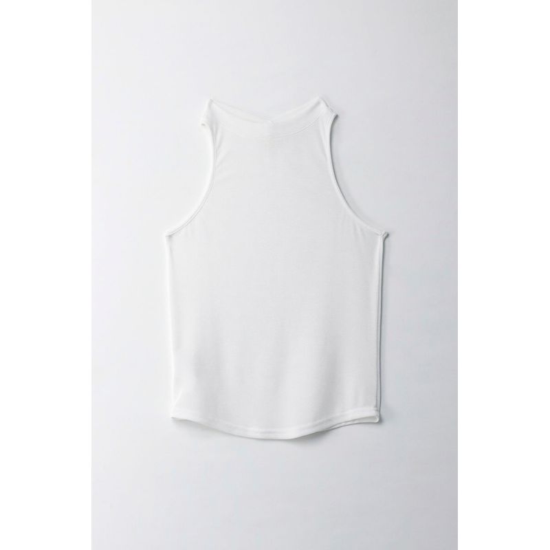 TENNIS - Camiseta en tela tejida con brillo crudo para mujer