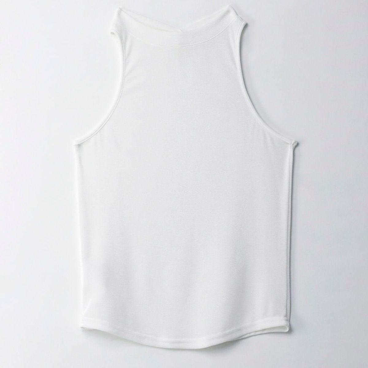 TENNIS - Camiseta en tela tejida con brillo crudo para mujer