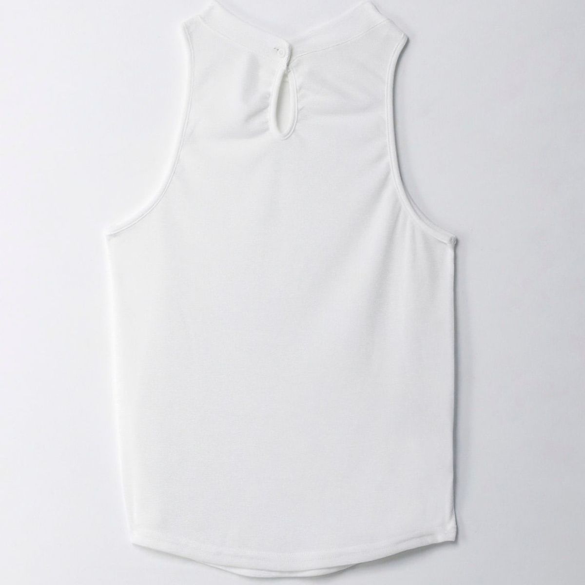 TENNIS - Camiseta en tela tejida con brillo crudo para mujer