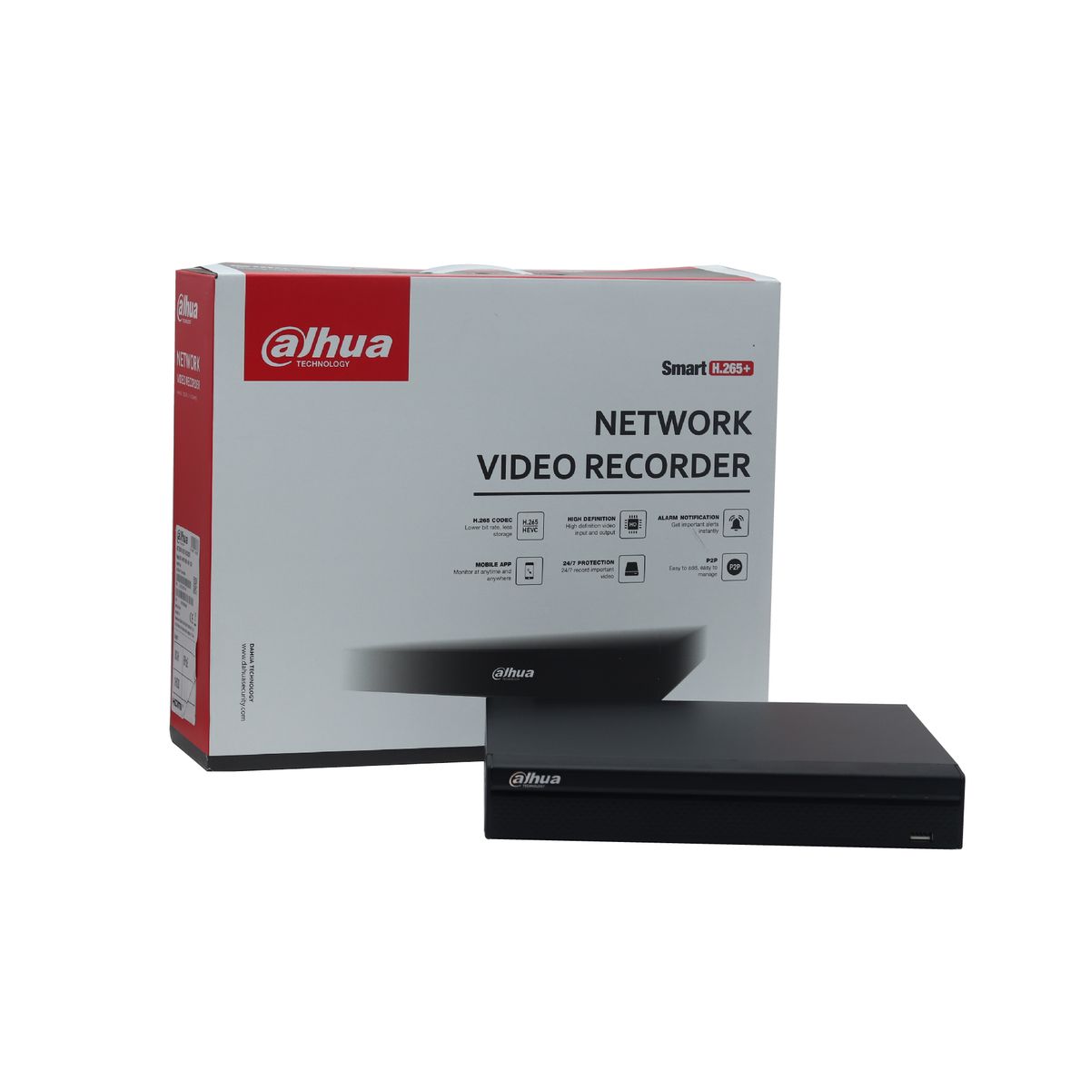 DAHUA - NVR Dahua 8 Canales 8 PoE H.265 1 Sata DHI-NVR1108HS