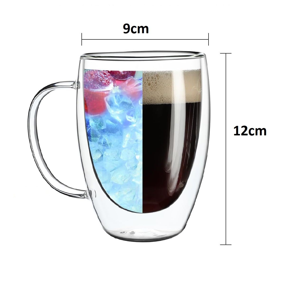 MUNDO BEBE - Vaso Doble Fondo Café  Te  Chocolate - Bebidas Calientes