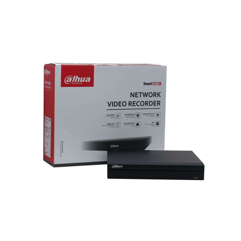 DAHUA - NVR Dahua 4 Canales 4 PoE H.265 1 Sata DHI-NVR1104HS