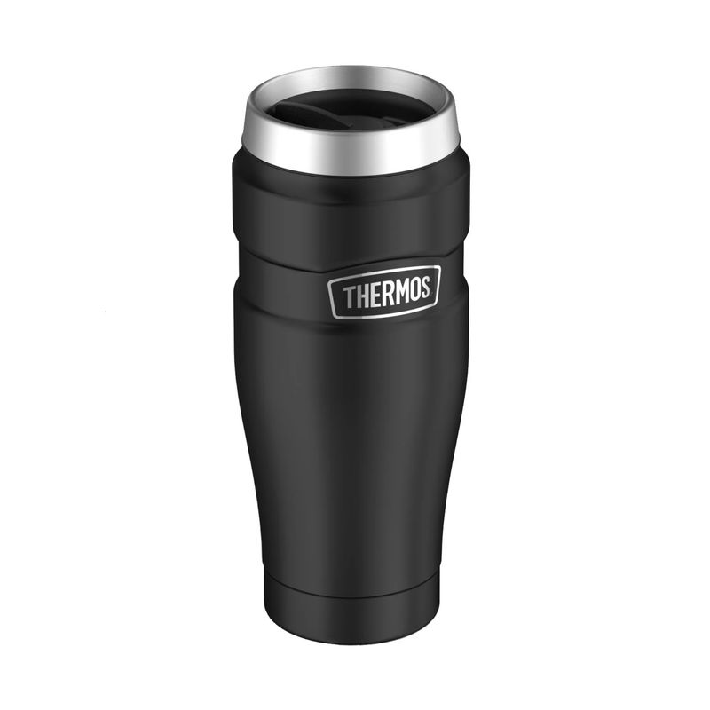 THERMOS - Mug Termo Thermos King 470ml Acero Inoxidable Negro