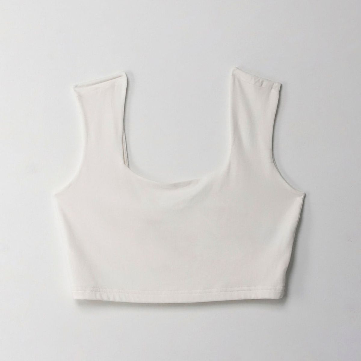 TENNIS - Camiseta crop manga sisa crudo para mujer