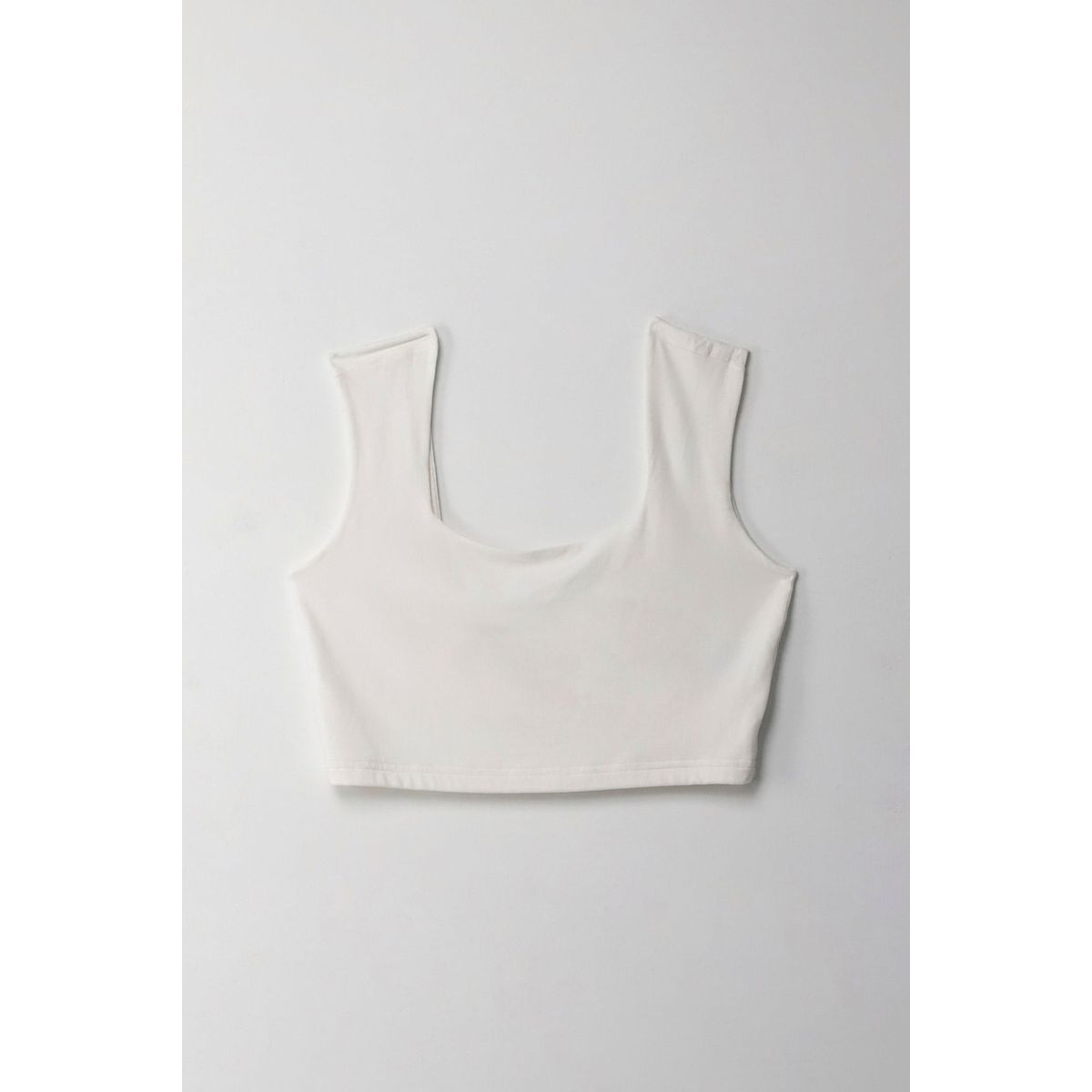 TENNIS - Camiseta crop manga sisa crudo para mujer