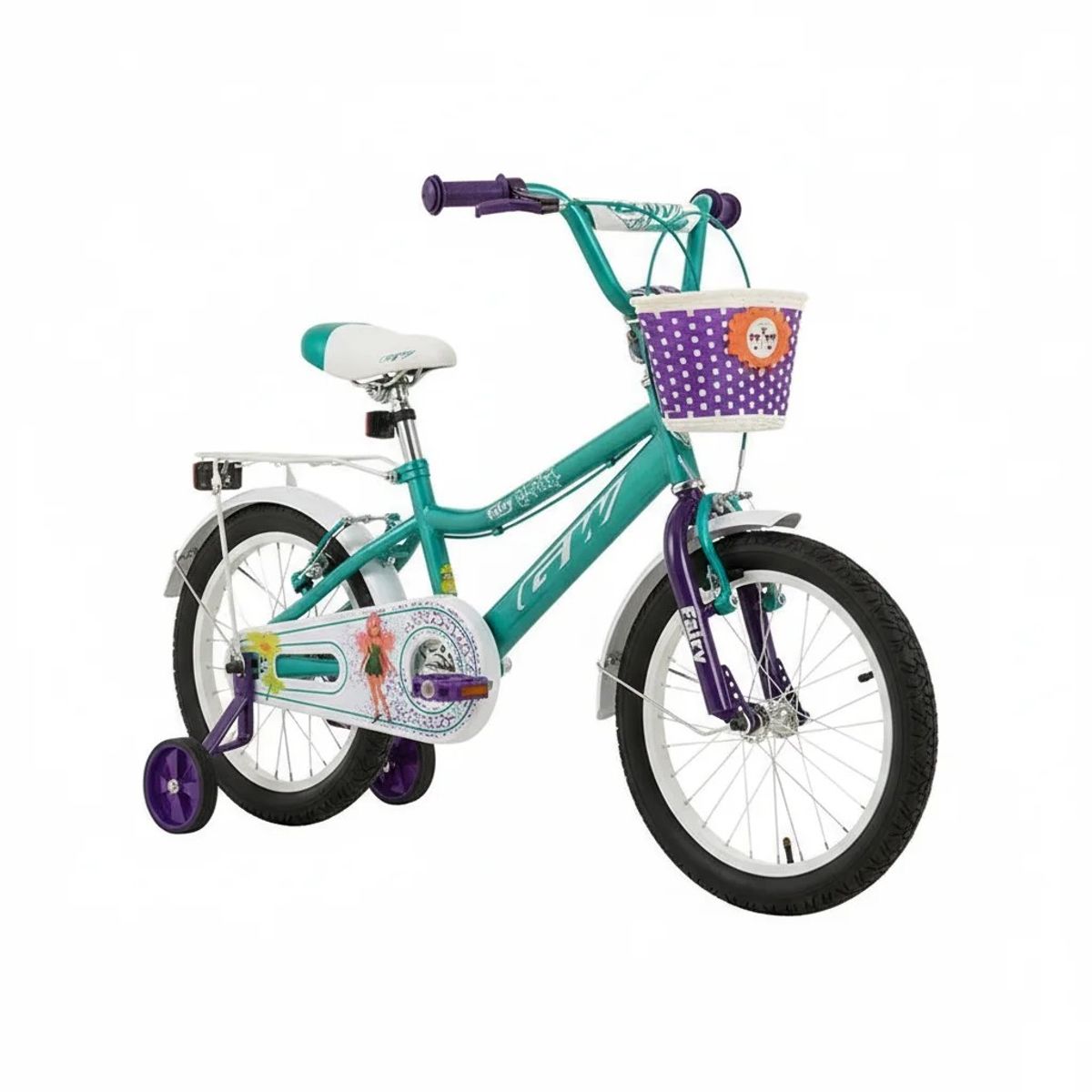GW - Bicicleta para niñas Rin 16 Gw Fairy Aguamarina