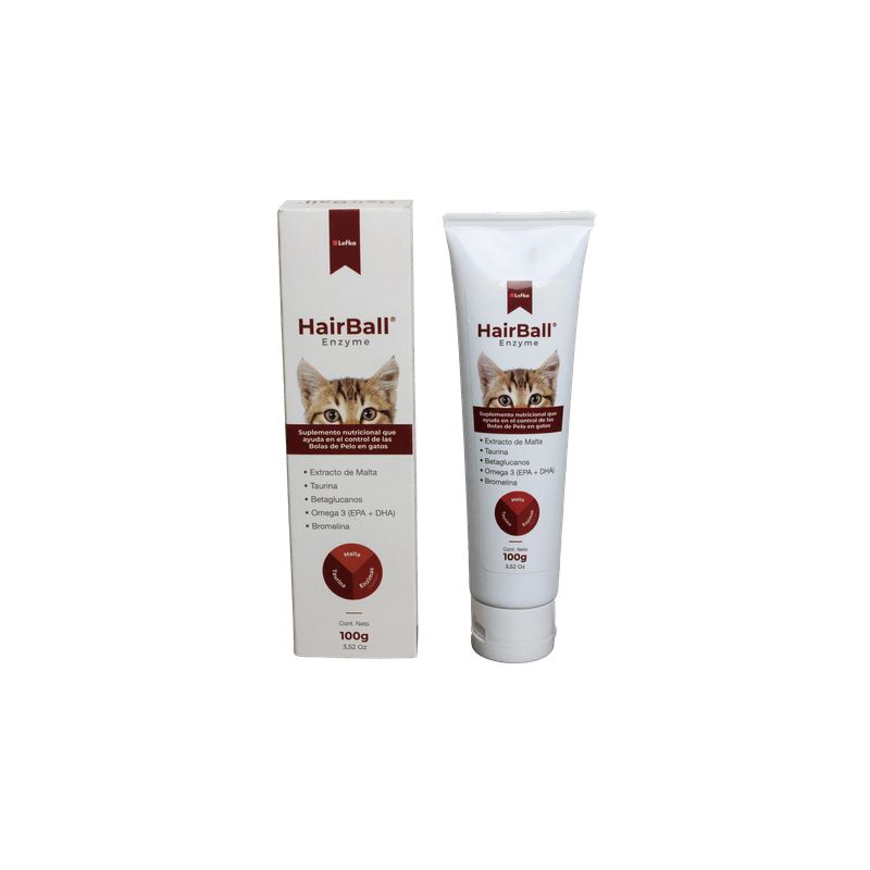 CATLIKE - Suplemento Para Gatos Lefko Hairball Enzyme 100g