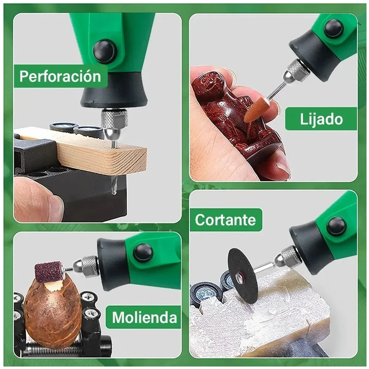 ONE PIXEL - Mini Taladro Mototool 260w Potencia 93 Accesorios Premium