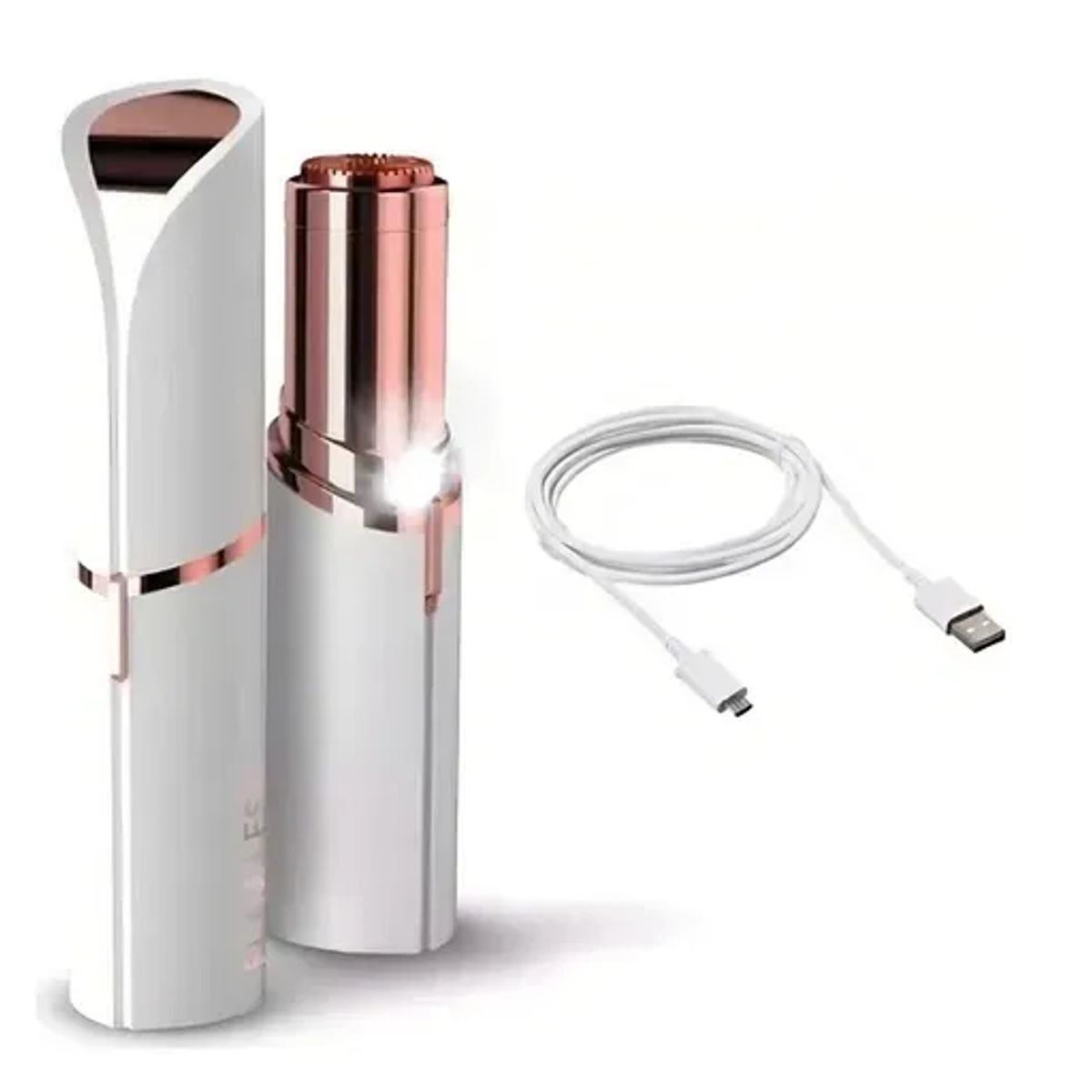 GENERICO - Depilador Facial Bozo Bigote Color Blanco