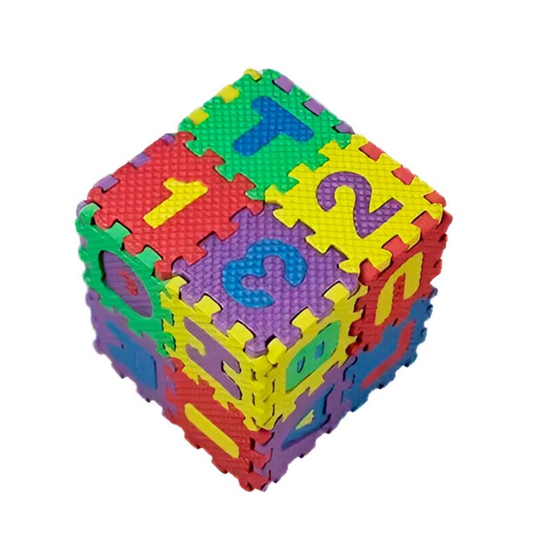 GENERICO - Tapete Juguete Niños Puzzle Numeros Fomi Multicolor 18 Unid
