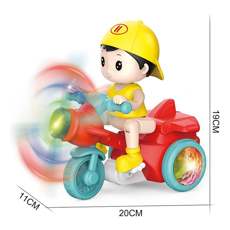 GENERICO - Robot Niño Bicicleta Musical Luces Juguete Niños + Baterias