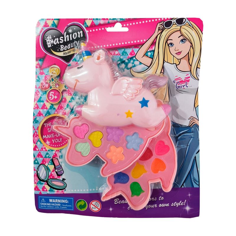 GENERICO - Kit De Maquillaje Para Niña Juguete Unicornio Sombras Color
