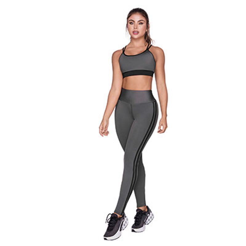 CHAMELA - Leggins deportivo Tiro alto con pretina anat