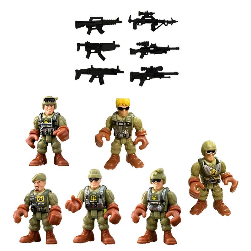 GENERICO - Soldado Militar Fuerzas Especiales Coleccionable + Accesorio