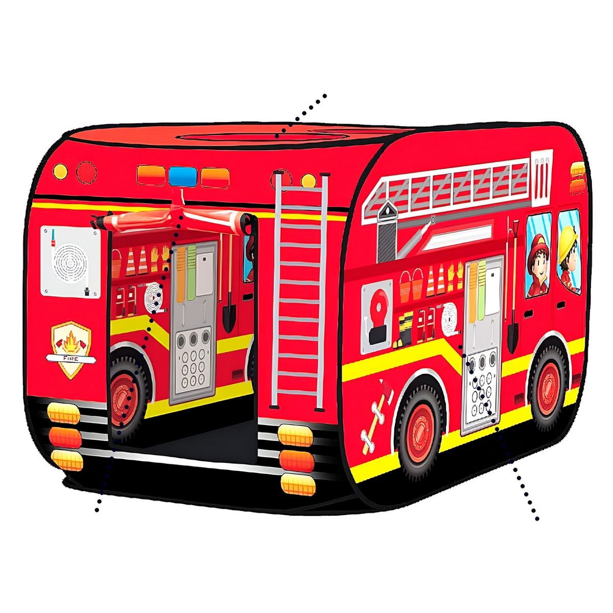 GENERICO - Carpa Camping Set Forma Carro Infantil Unisex