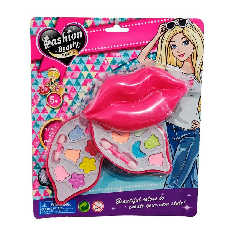GENERICO - Kit De Maquillaje Para Niña Juguete Labio Sombras Color