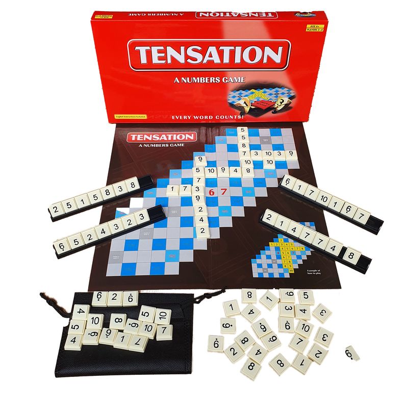 GENERICO - Crucigrama Numeros Tensation Rummy Juego Mesa Numerico