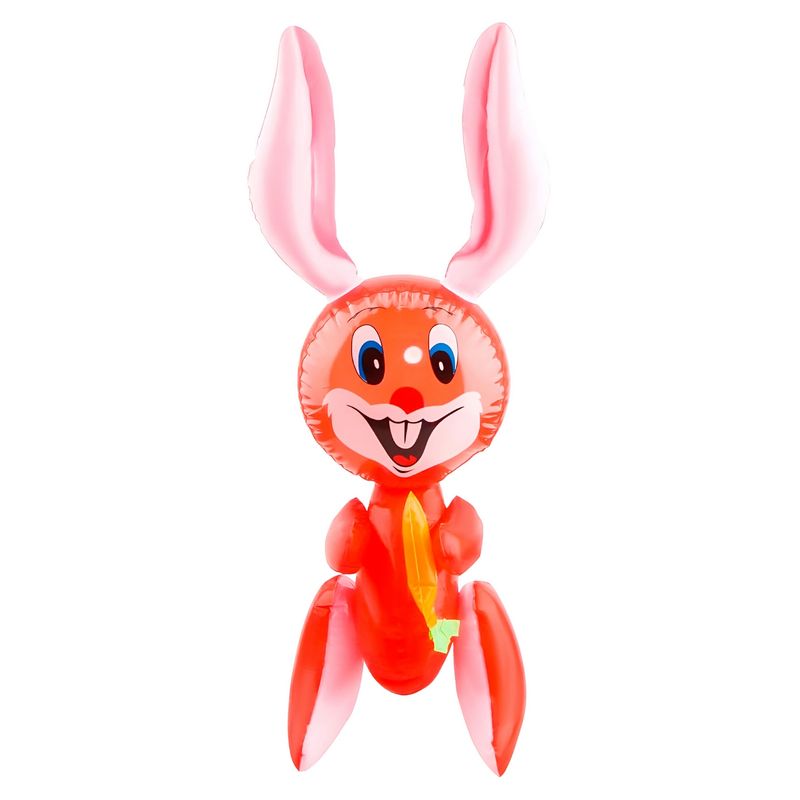 GENERICO - Conejo Bunny Zanahoria Inflable Niños Juguete Adultos