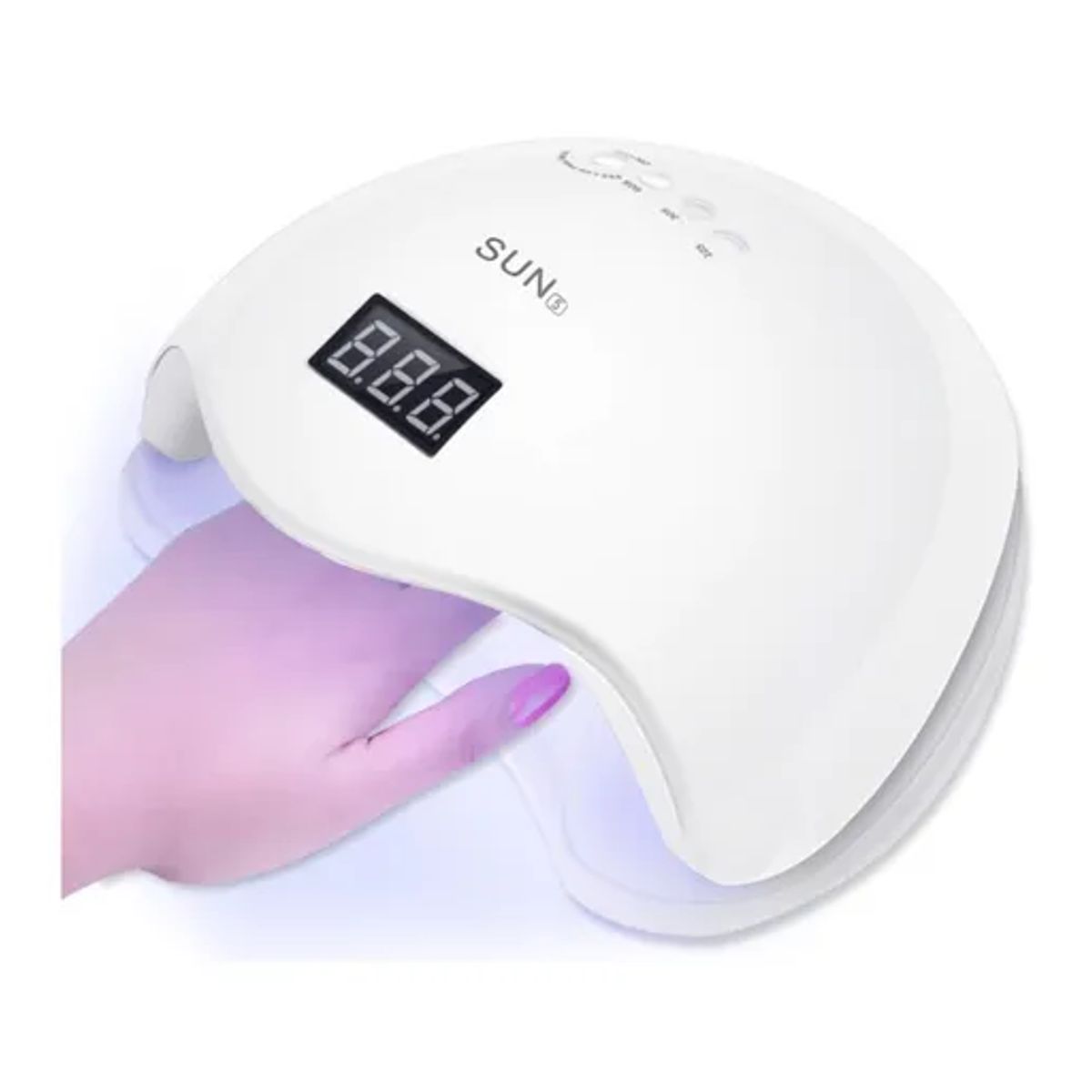 GENERICO - Lampara 48w Para Secado De Uñas Gel De Construccion Polygel Color Blanco