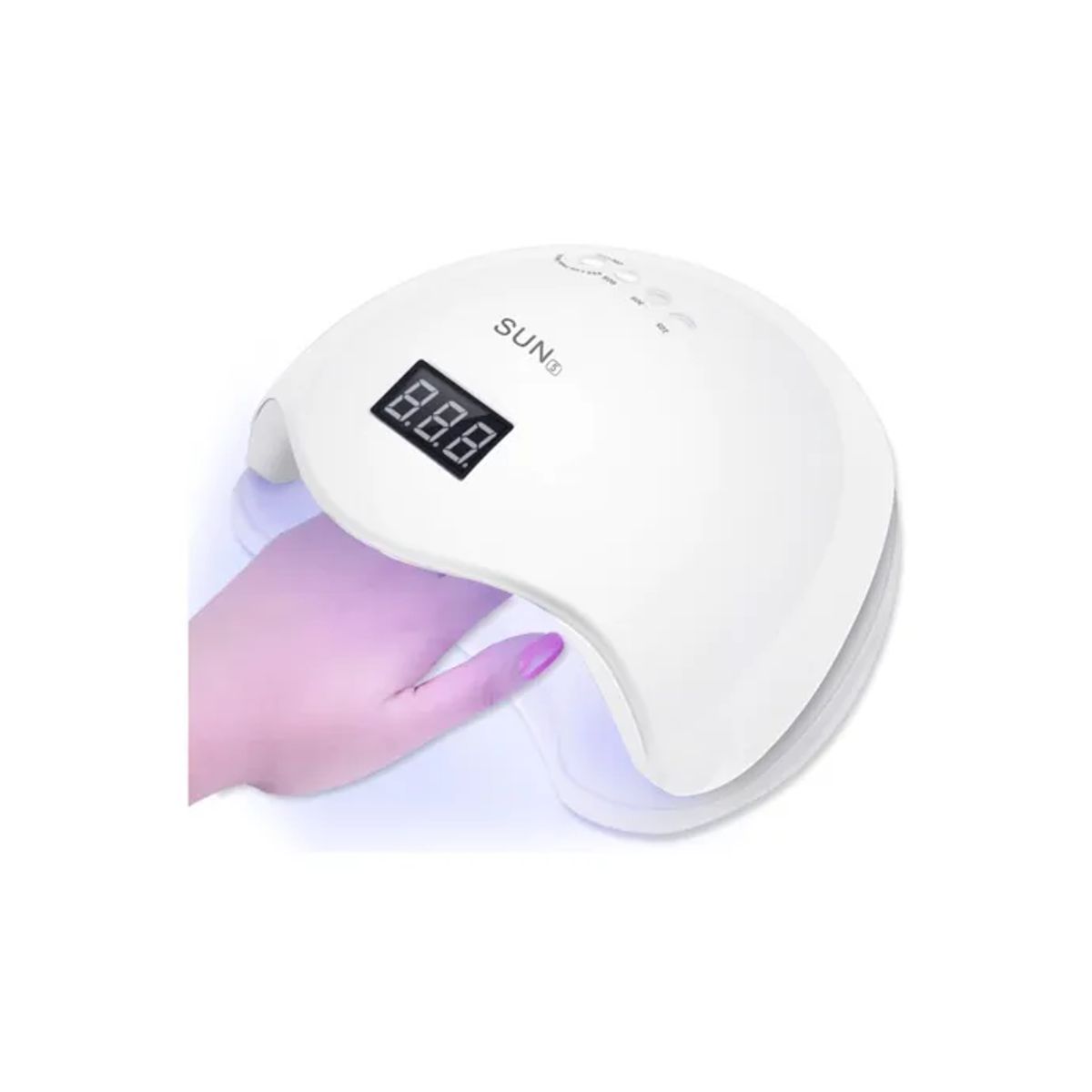 GENERICO - Lampara 48w Para Secado De Uñas Gel De Construccion Polygel Color Blanco