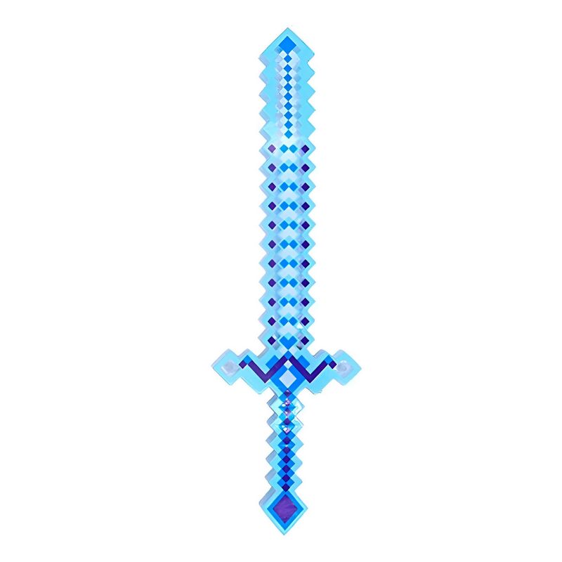 GENERICO - Juguete Espada Minecraft Diamante Niños Led Sonido