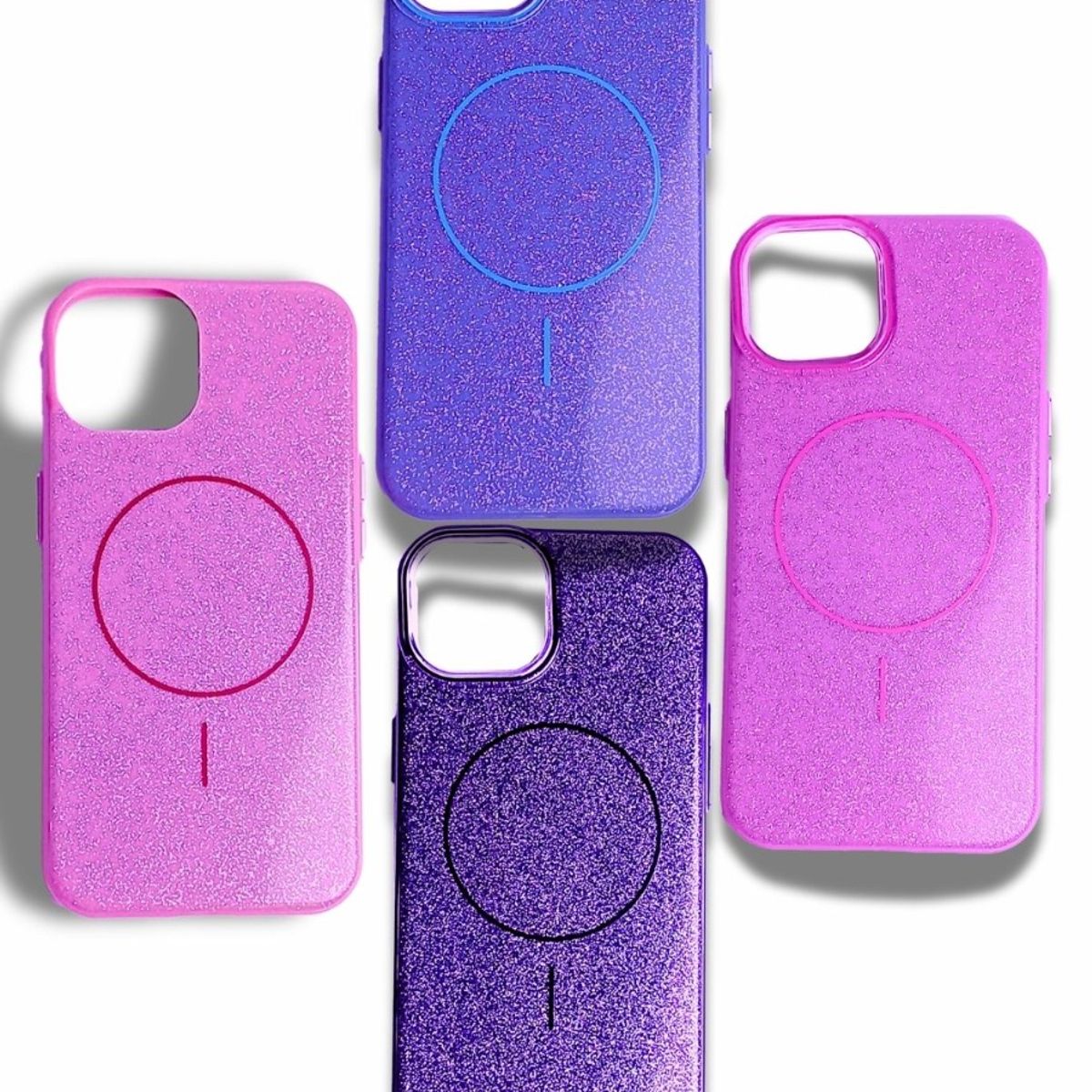 GENERICO - Carcasa Estuche Case para Iphone 1314 Escarcha Fashion Iphone Café