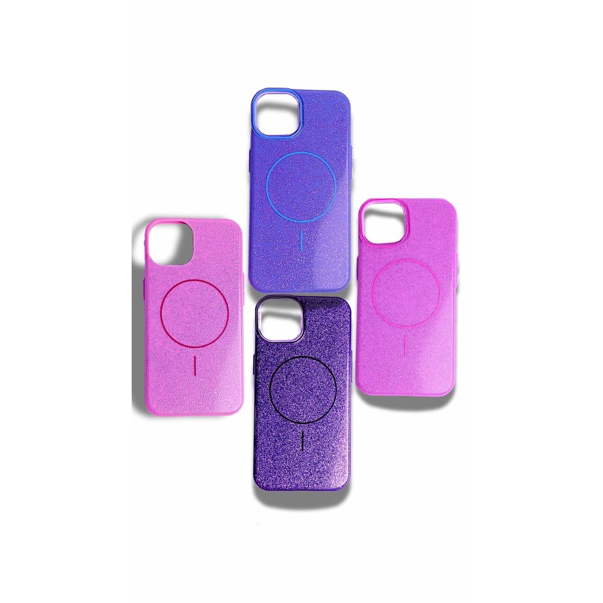 GENERICO - Carcasa Estuche Case para Iphone 1314 Escarcha Fashion Iphone Café