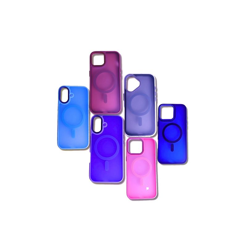 GENERICO - Carcasa Estuche Case para Iphone 16 Translucido Morado