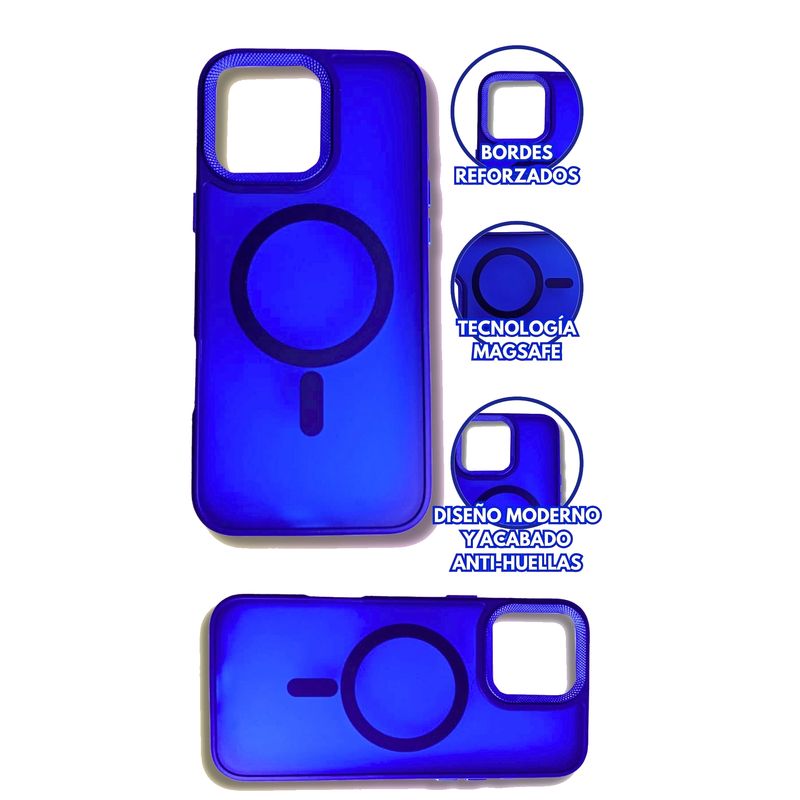 GENERICO - Carcasa Estuche Case para Iphone 16 PRO MAX Translucido Negro