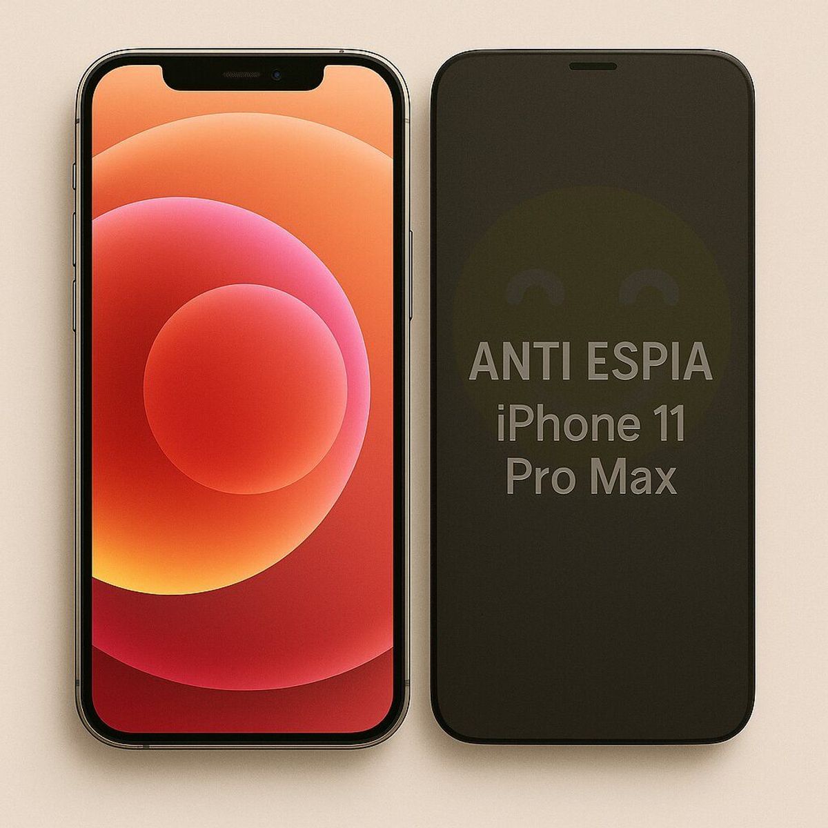 GENERICO - Vidrio Protector de Pantalla Premium Antiespia para Iphone 11 PRO MAX