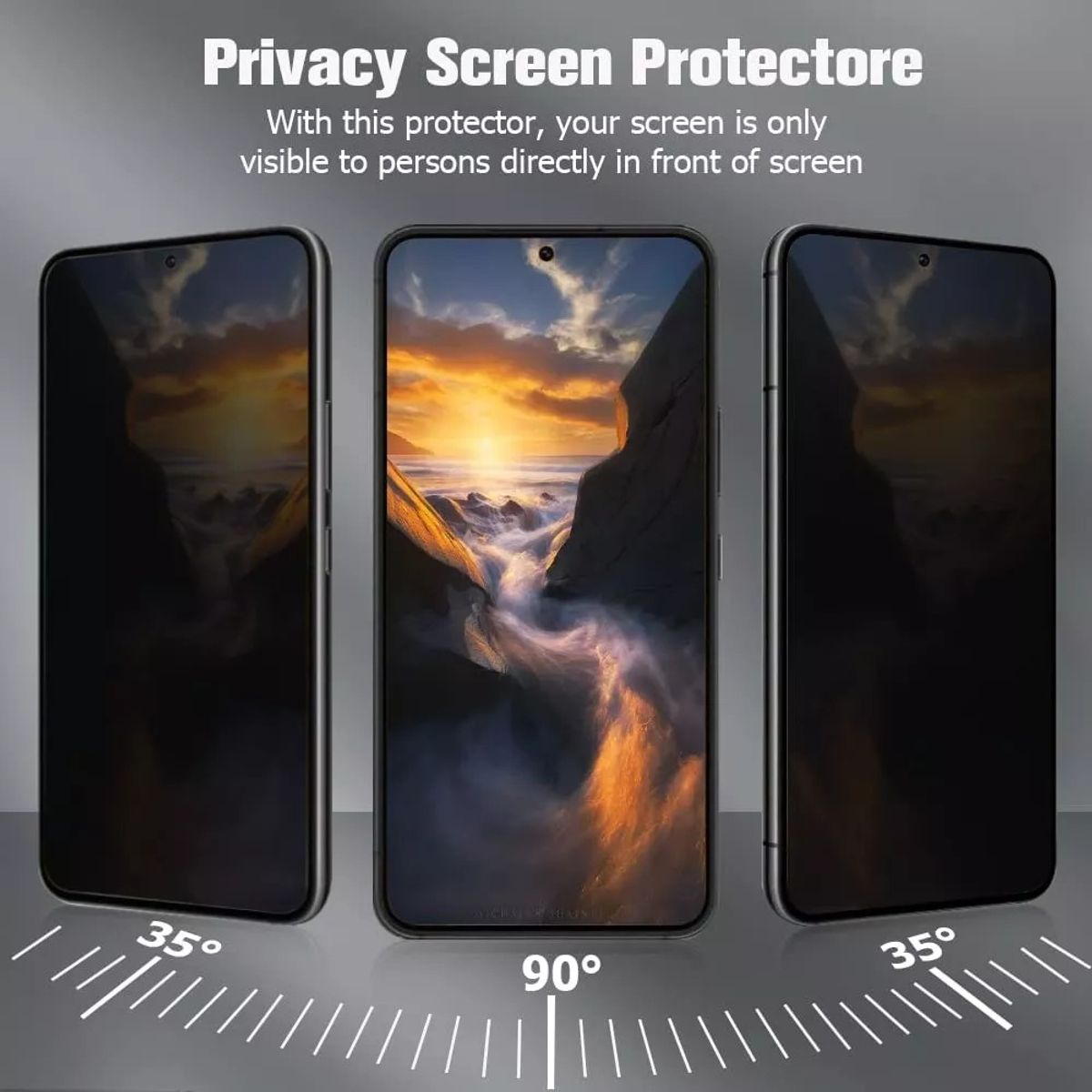 GENERICO - Vidrio Protector de Pantalla Premium Antiespia para Iphone 11 PRO MAX