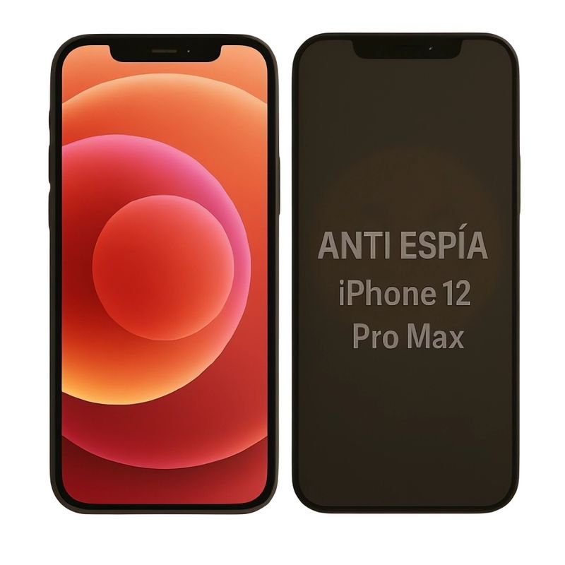 GENERICO - Vidrio Protector de Pantalla Premium Antiespia para Iphone 12 PRO MAX