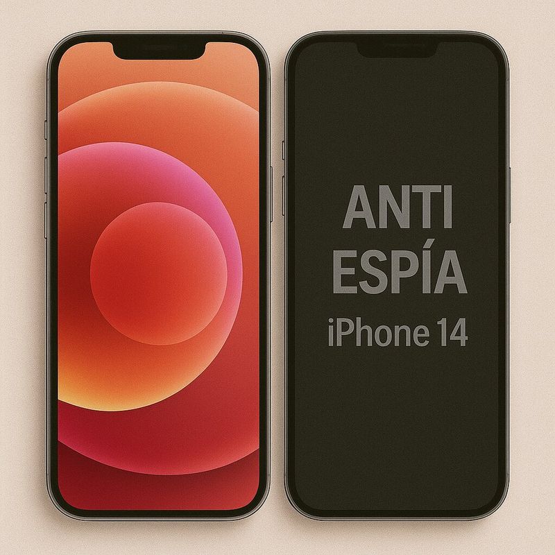 GENERICO - Vidrio Protector de Pantalla Premium Antiespia para Iphone 14