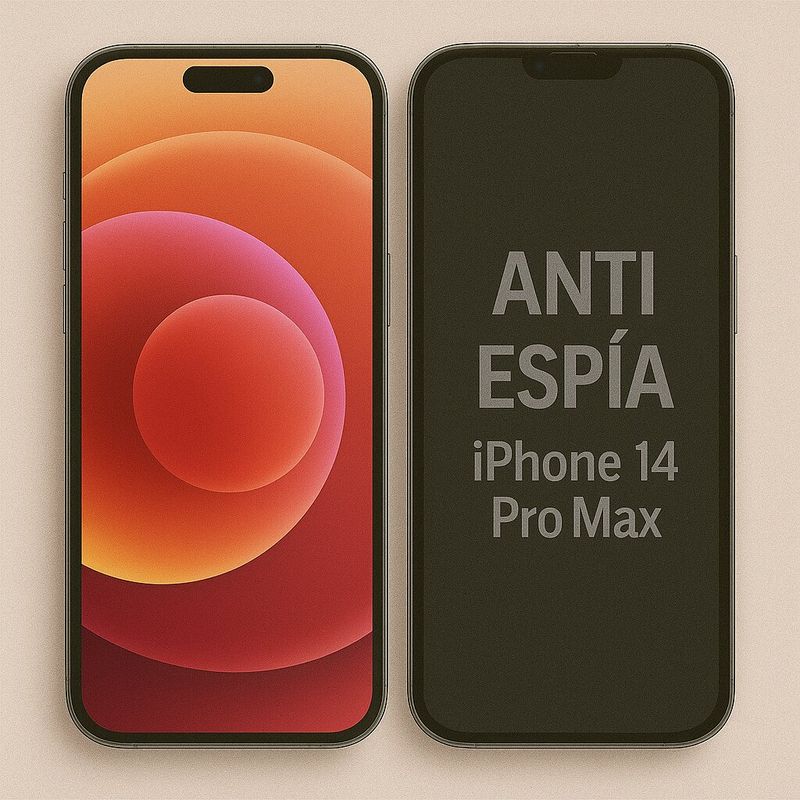 GENERICO - Vidrio Protector de Pantalla Premium Antiespia para Iphone 14 PRO MAX