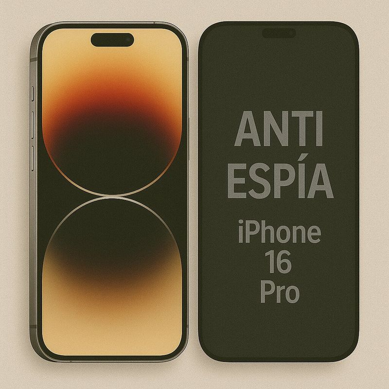 GENERICO - Vidrio Protector de Pantalla Premium Antiespia para Iphone 16 PRO