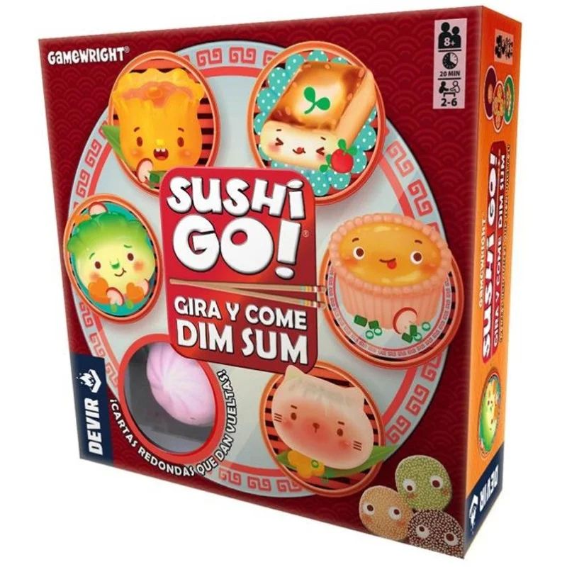 DEVIR - Juego De Mesa Competitivo Sushi Go Dim Sum Devir Adultos