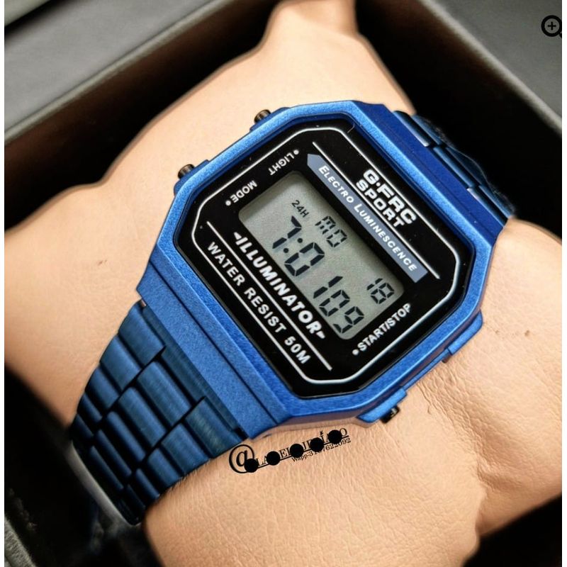 GENERICO - Reloj  Mujer G-force Illuminator Lady Retro Led Neon Acero