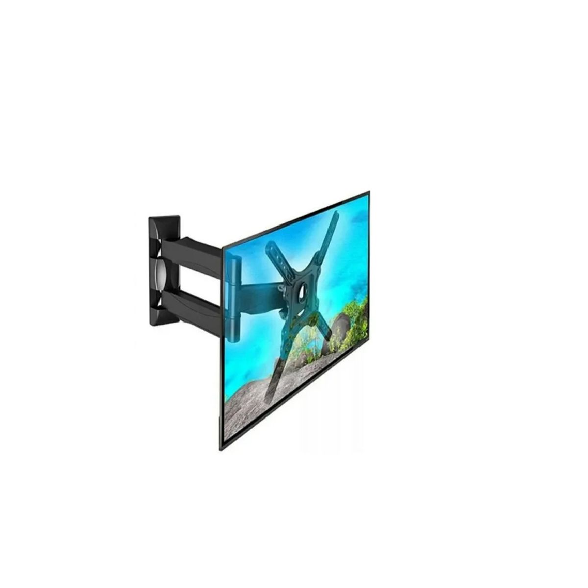 NORTH BAYOU - Soporte tv 32 40 42 43 49 50 55 58 pulgadas base pared móvil con giro