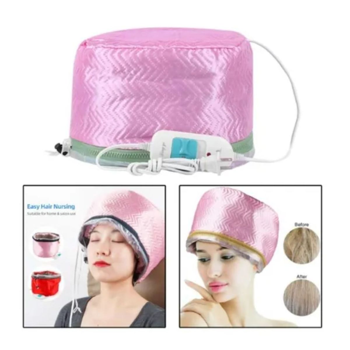 GENERICO - Gorro Térmico Para El Cabello Tratamientos Capilar