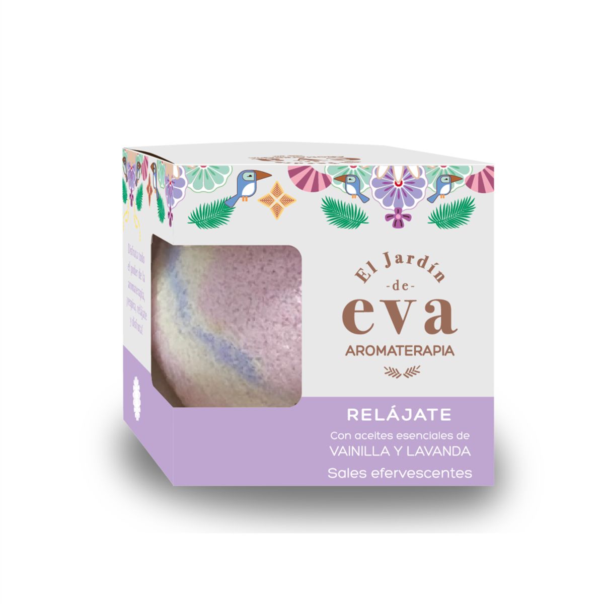 GENERICO - Sales efervescente relájate JARDIN DE EVA x 115 gr