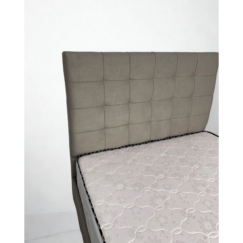 GENERICO - Juego de Alcoba Completo Cama Doble  espaldar + base cama + colchon