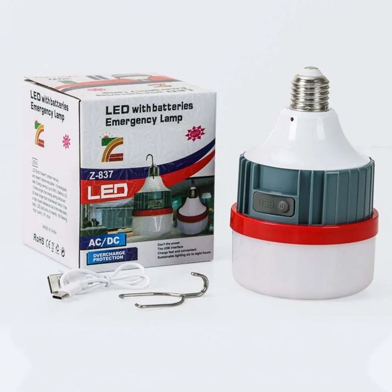 GENERICO - Lampara Led Recargable Con Baterias AK02