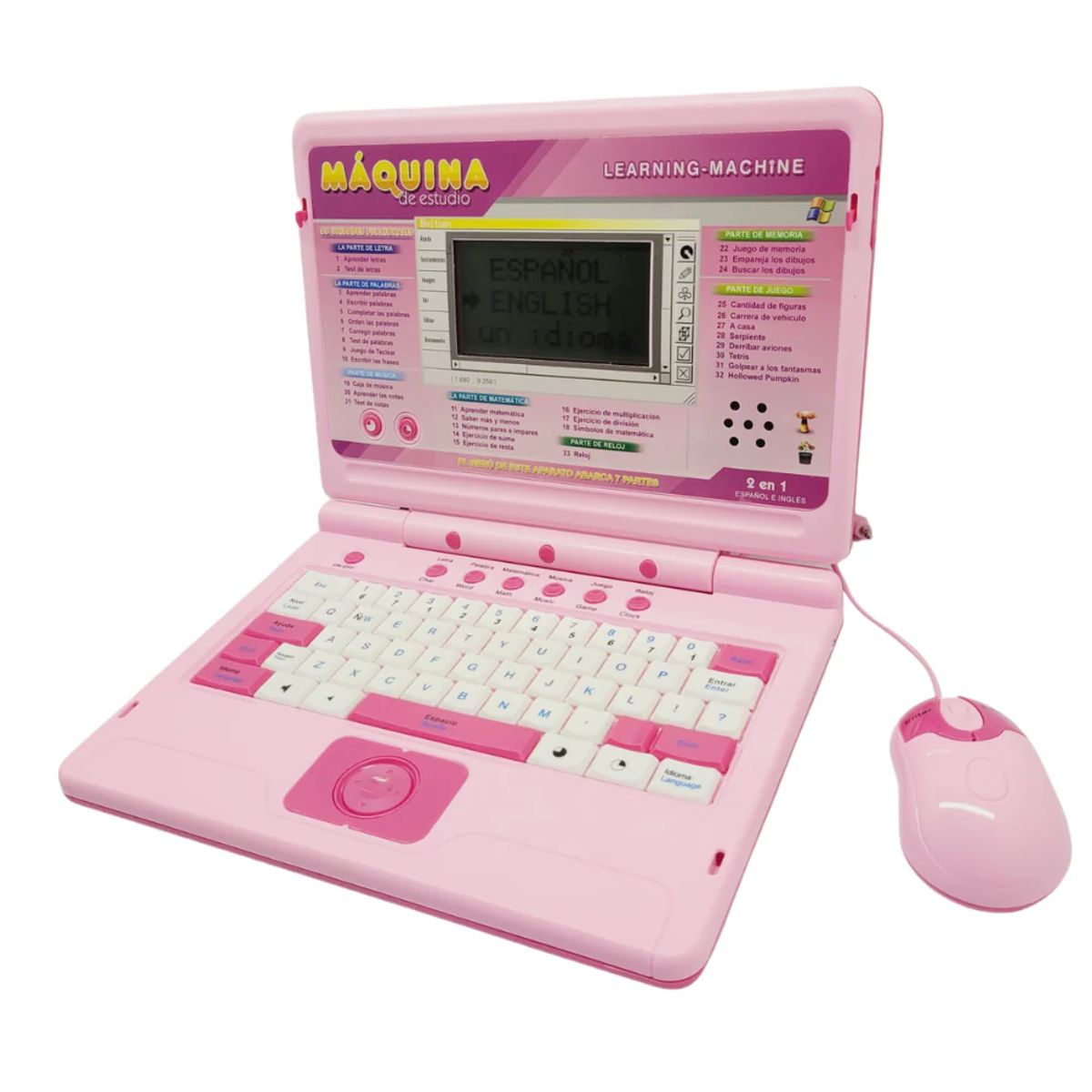 GENERICO - Computadora Para Niños: 66 Funciones Educativas Y Divertidas