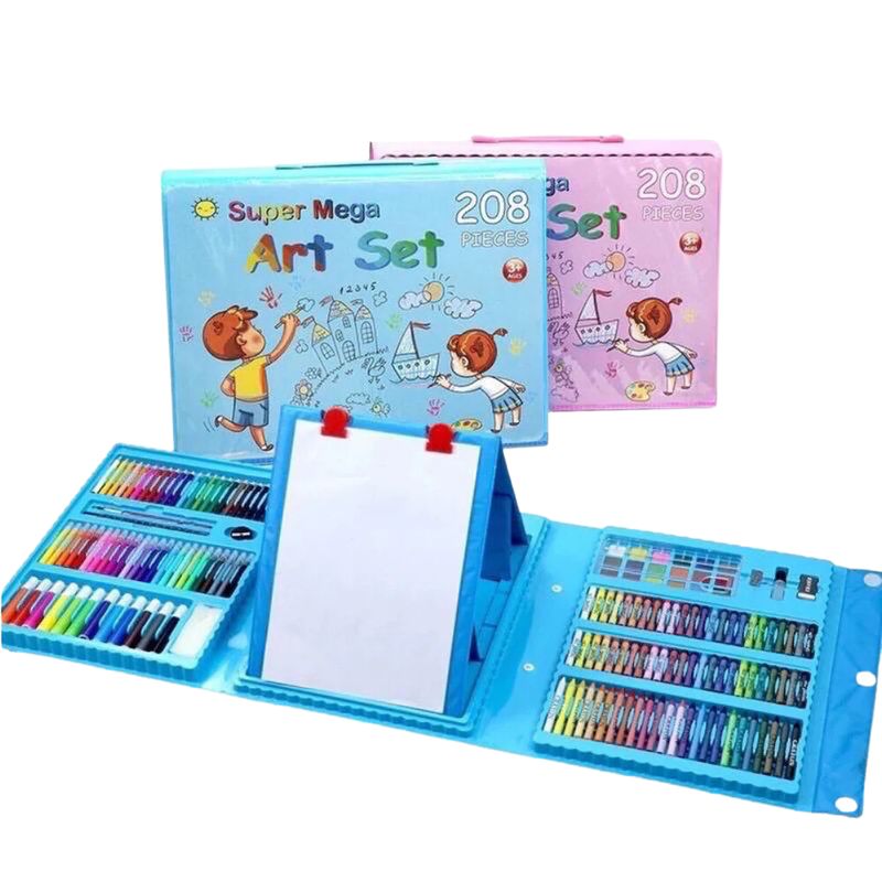 GENERICO - Kit De Pintura Para Niños: 208 Piezas De Diversión Infantil