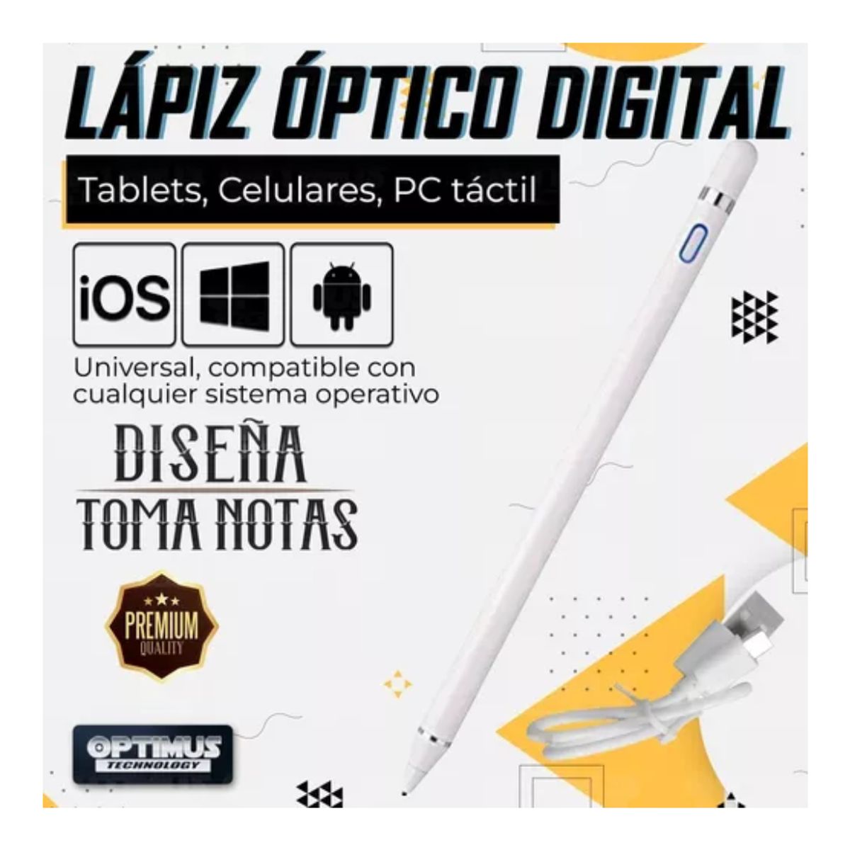 GENERICO - Stylus Pen Lapiz Digital Batería De Larga Duración